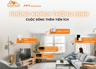 PHÒNG KHÁCH THÔNG MINH, CUỘC SỐNG THÊM TIỆN ÍCH